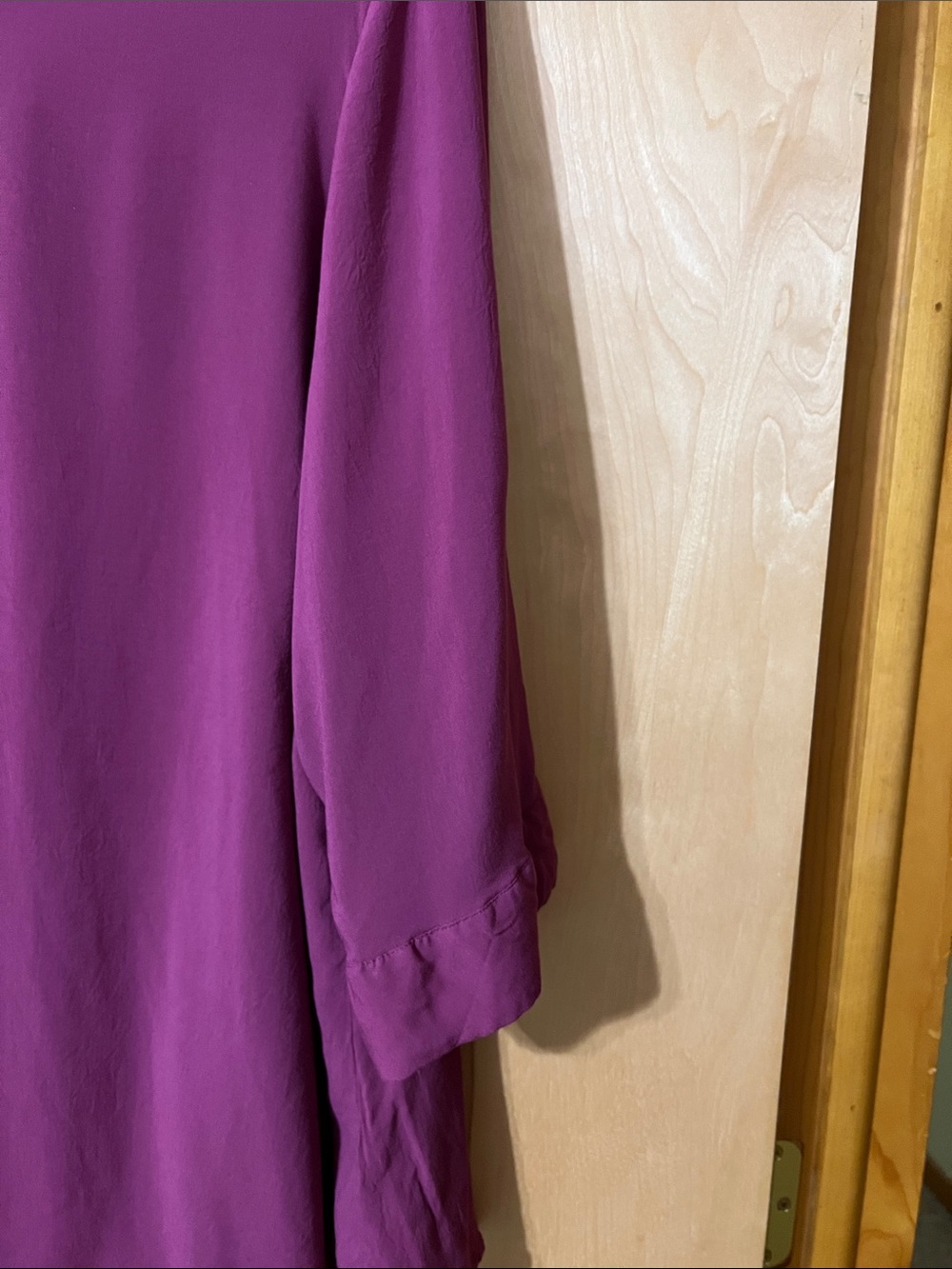 torrid Raspberry Lattice-Front Blouse - Picture 6 of 6